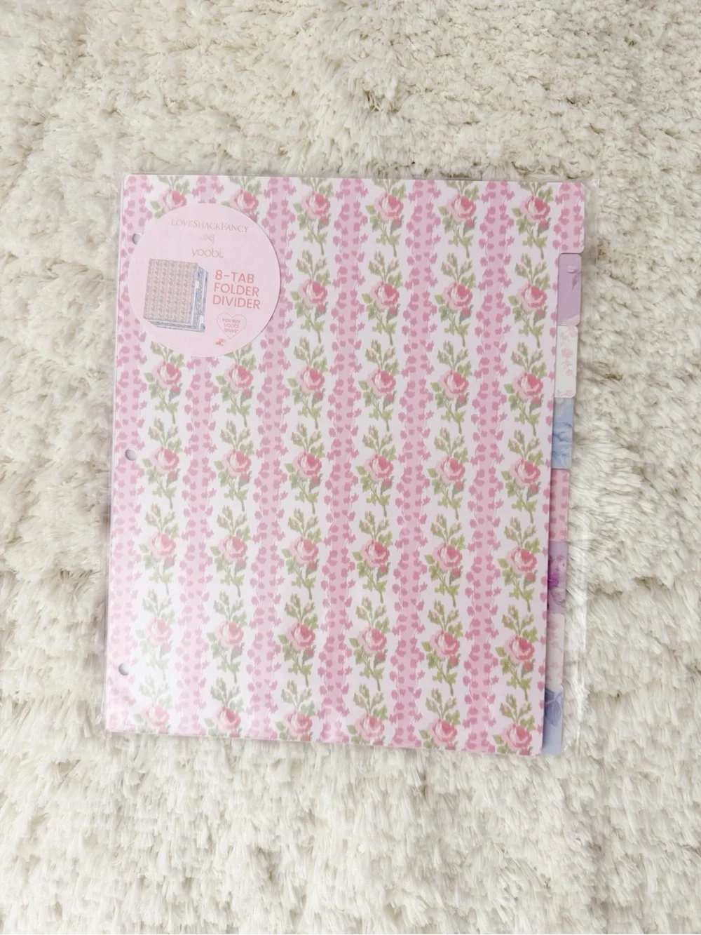 LoveShackFancy Floral 8-tab Dividers